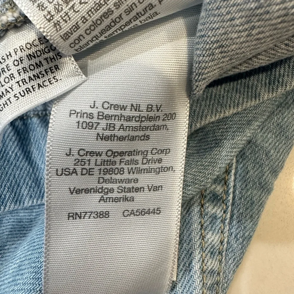 Madewell Denim Sleeveless Seamed Mini Dress-Light Wash-Size 4 - Picture 10 of 13